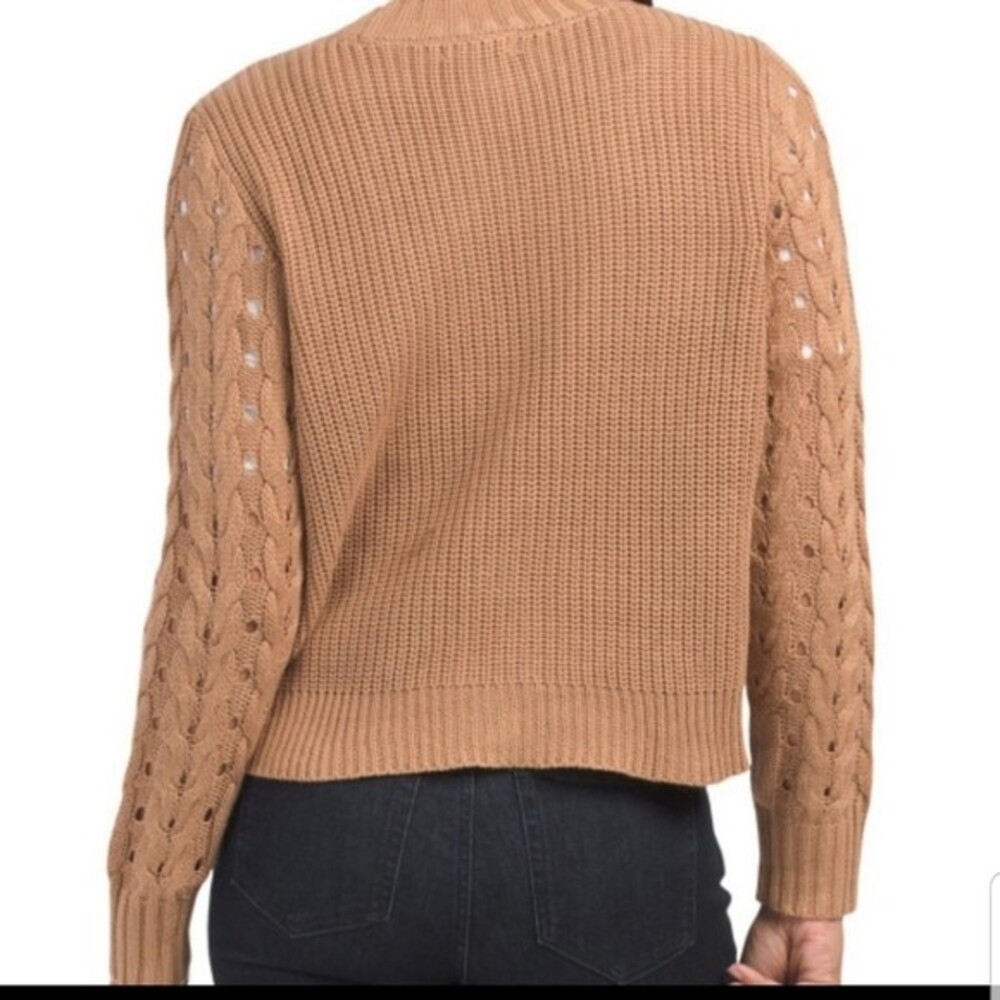 NWT Heartloom Naomi Cardigan- Anthropologie brand, size L, color camel - Picture 2 of 16